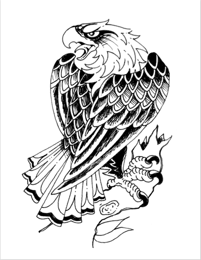 Devin Burnett Line Drawings Vol.1 Digital download - tattooflashcollective