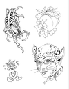 Devin Burnett Line Drawings Vol.2 Digital download - tattooflashcollective