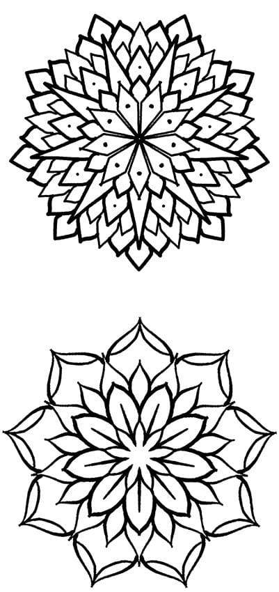 Digital download- 100 Mandalas - tattooflashcollective