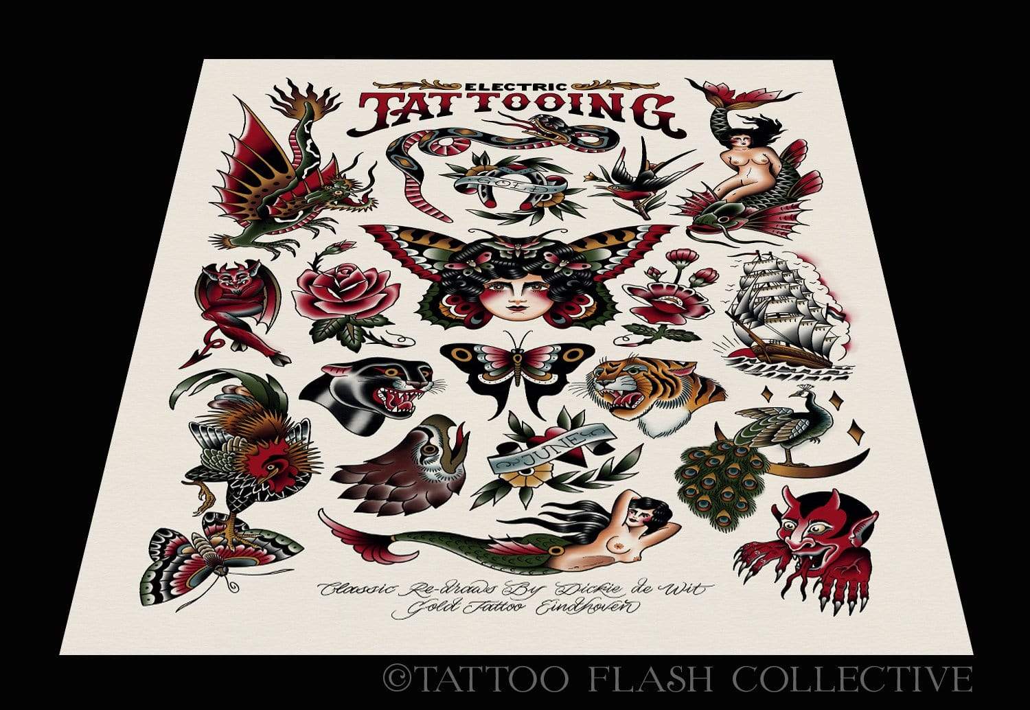 Dickie de Wit prints Dickie Gold Print#2 20"x30"