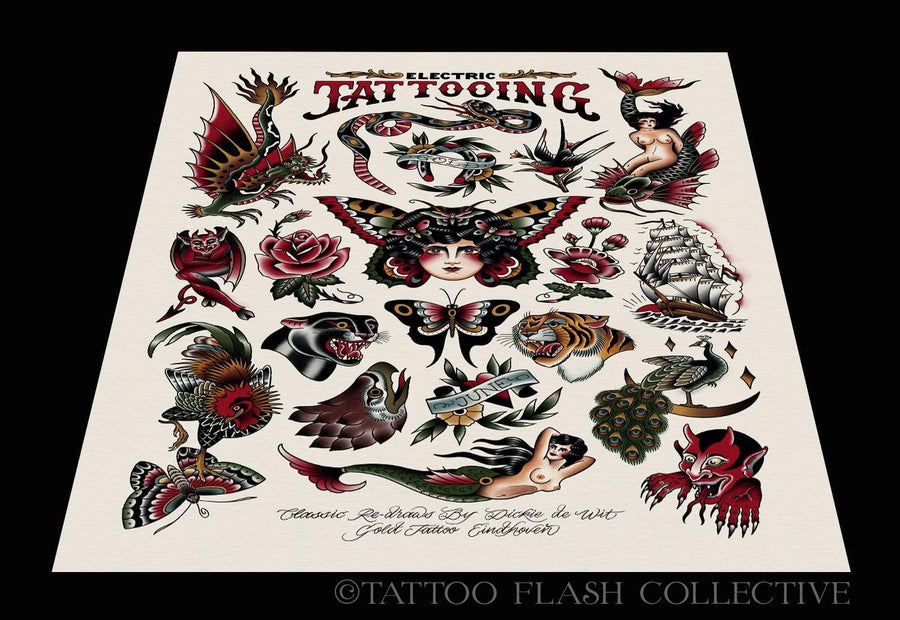 Dickie de Wit prints Dickie Gold Print#2 20"x30"