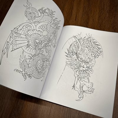 Erik Reith Books Dragon Sketchbook by Erik Rieth