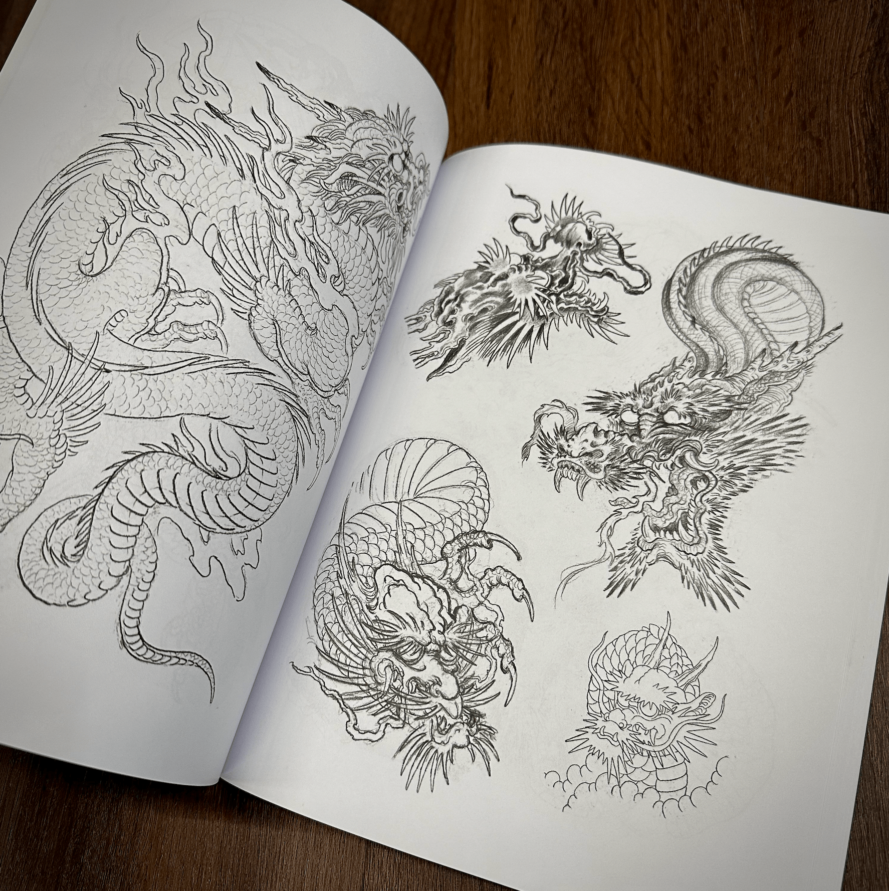 Erik Reith Books Dragon Sketchbook by Erik Rieth