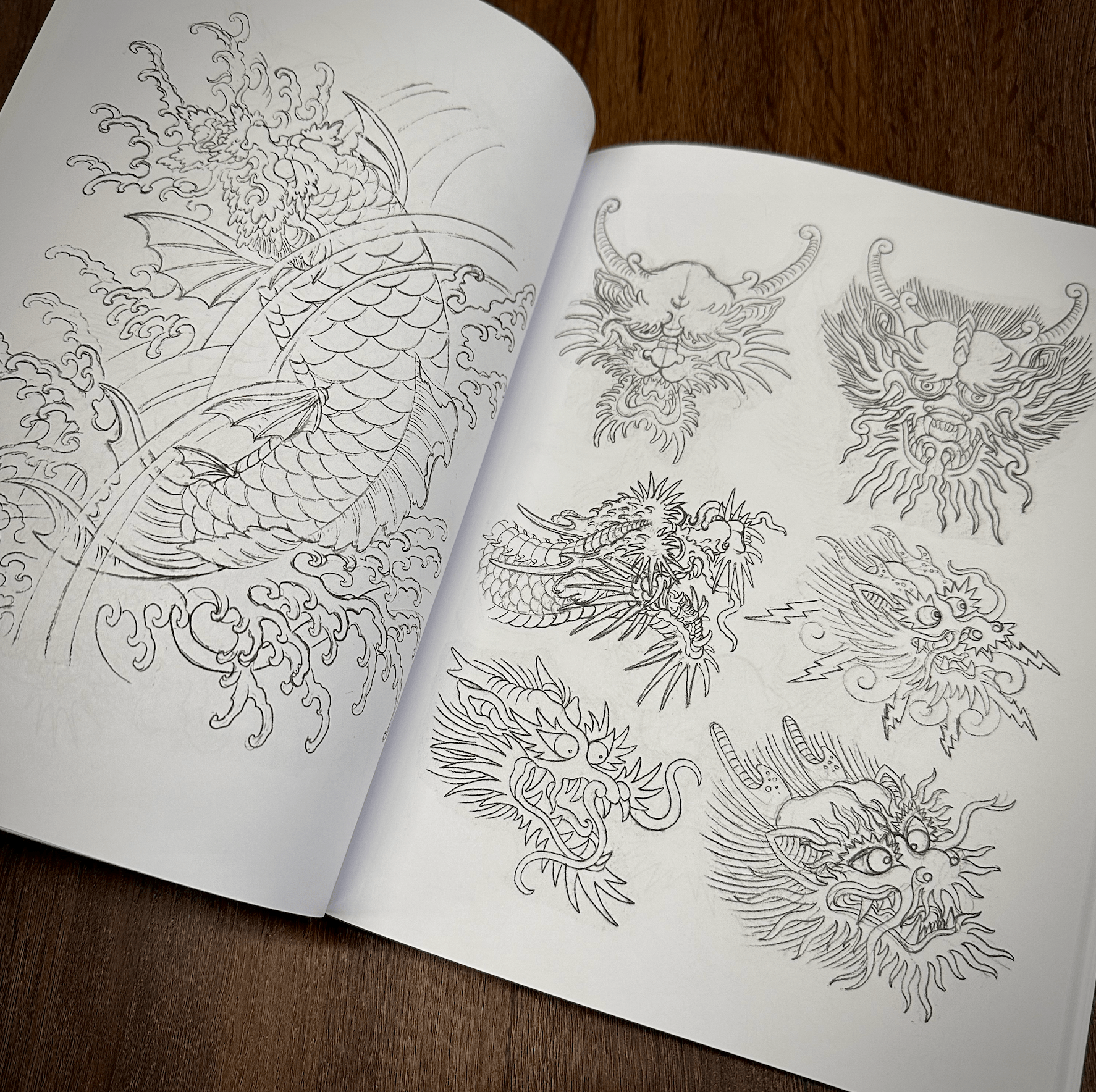 Erik Reith Books Dragon Sketchbook by Erik Rieth