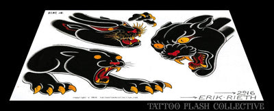 Erik Reith 6 page Digital Flash #1-#6 - tattooflashcollective