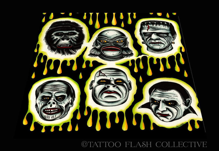 George Archer Print#1 16''x 20'' - tattooflashcollective