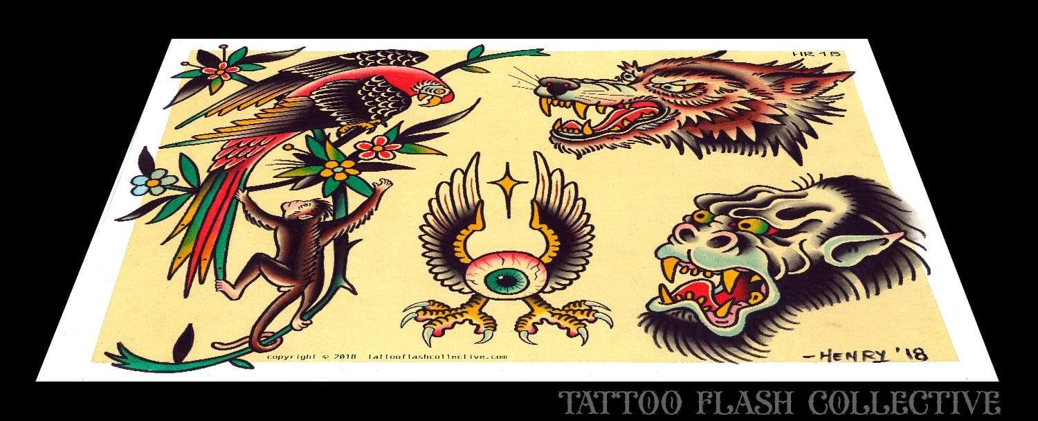 Henry Rodriguez #15 - tattooflashcollective