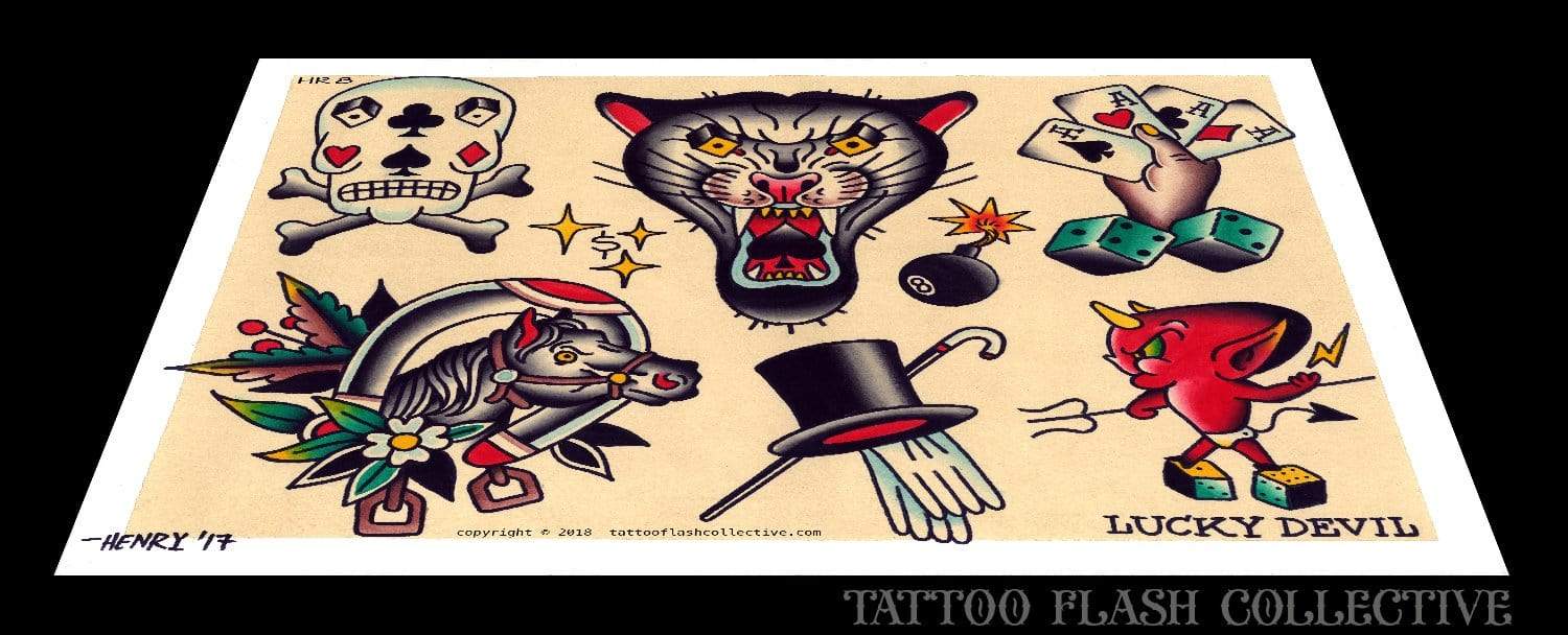 Henry Rodriguez #8 - tattooflashcollective