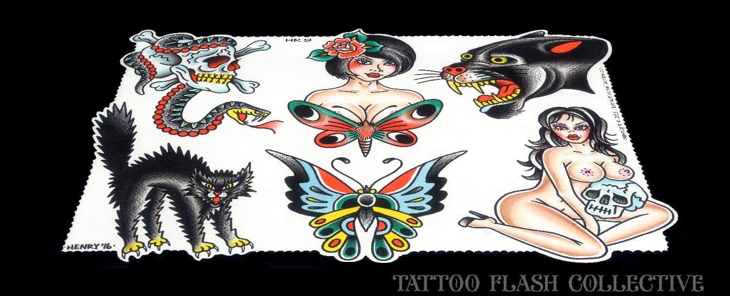 Henry Rodriguez #9 - tattooflashcollective