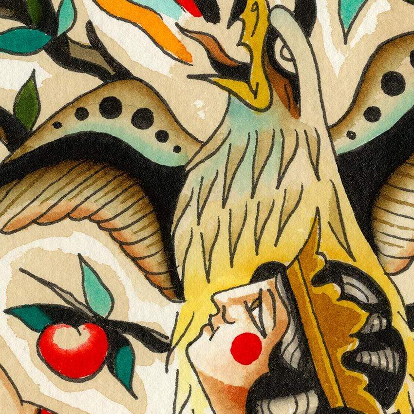 Hugo Carrasco Print#2 16''x 20'' - tattooflashcollective