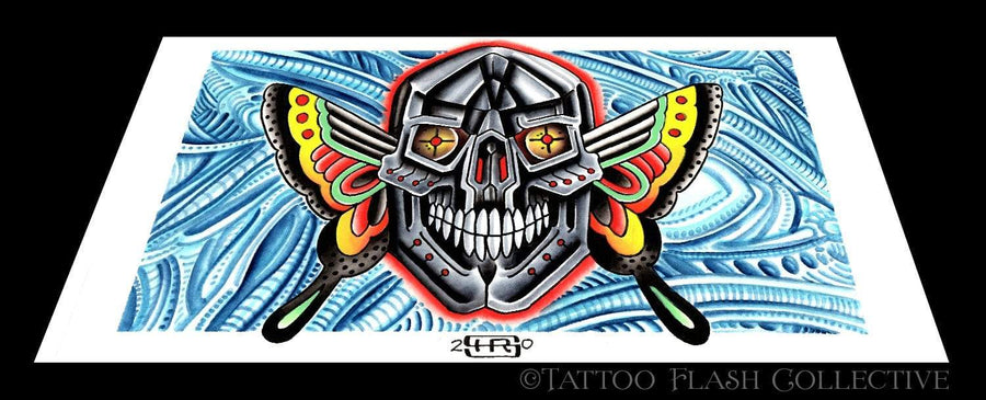 Hunter Spanks Print#10- 10"x20" - tattooflashcollective