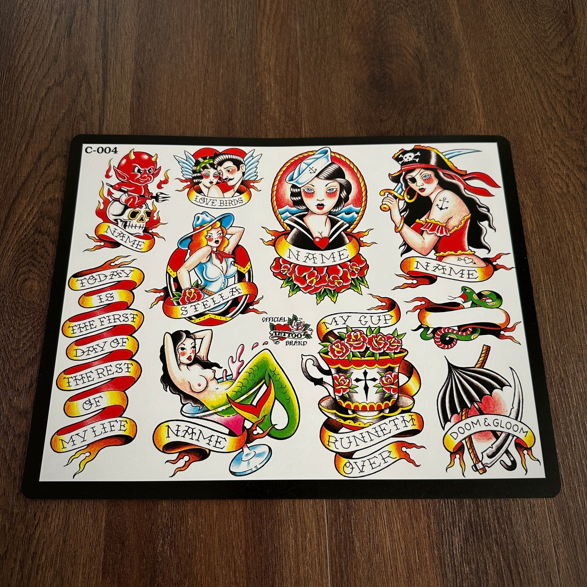 Official Tattoo Brand J.D. Crowe Tattoo Flash tattooflashcollective