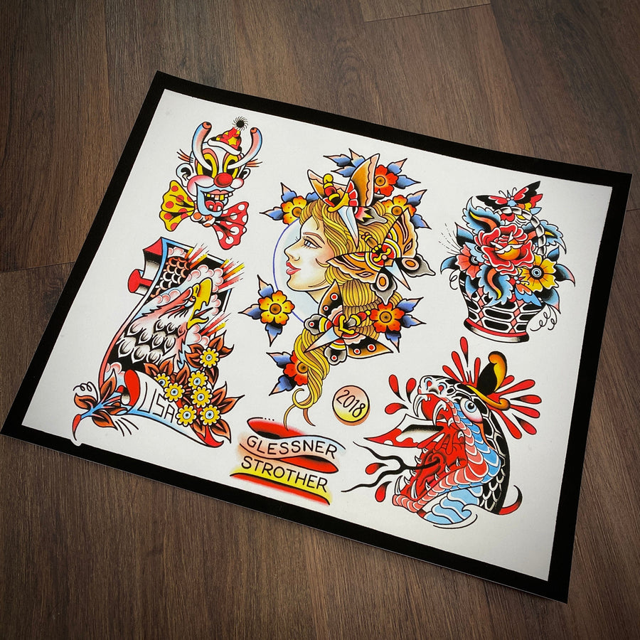 John Glessner/Jesse Strother prints John Glessner/Jesse Strother Split Print-1 16"x20"