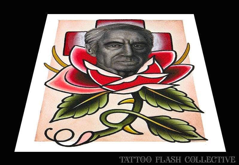 John Glessner Print#7- 5"x7" - tattooflashcollective