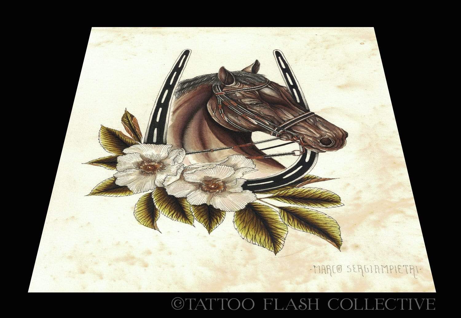 Marco Sergiampietri Print #3- 12''x18'' - tattooflashcollective