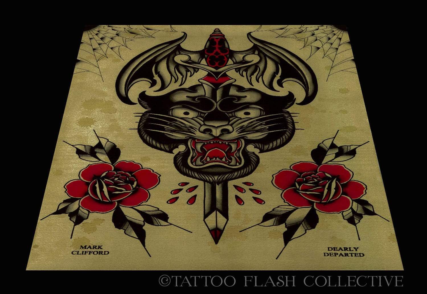 Mark Clifford  Print#1 13''x 19'' - tattooflashcollective