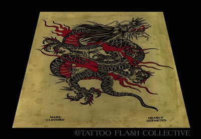 Mark Clifford  Print#2 13''x 19'' - tattooflashcollective
