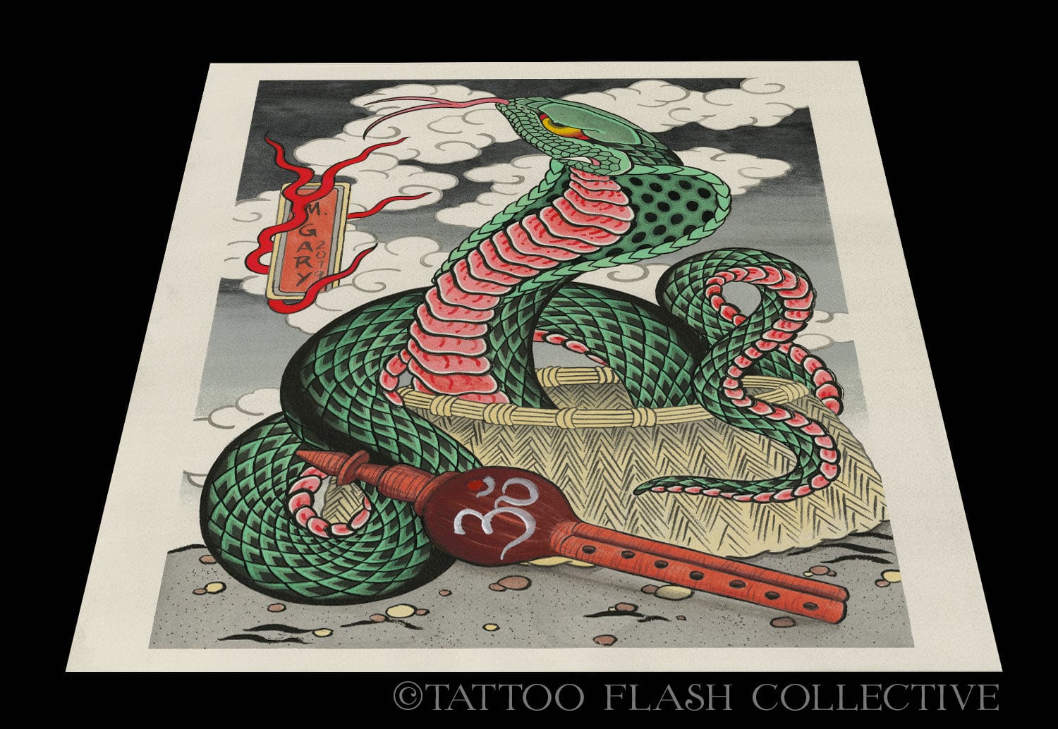 Mike Gary Flash Mike Gary Print#2 11''x14''