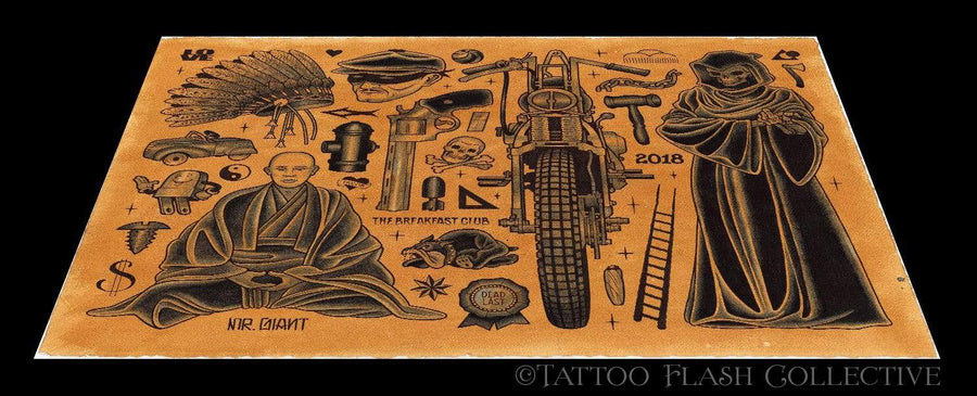 Mike Giant Print#1 11"x14" and 16"x20" - tattooflashcollective