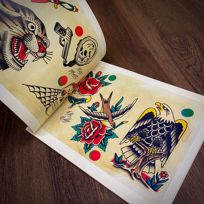 Nate Moretti Books Nate Moretti Traditional Tattoo Book