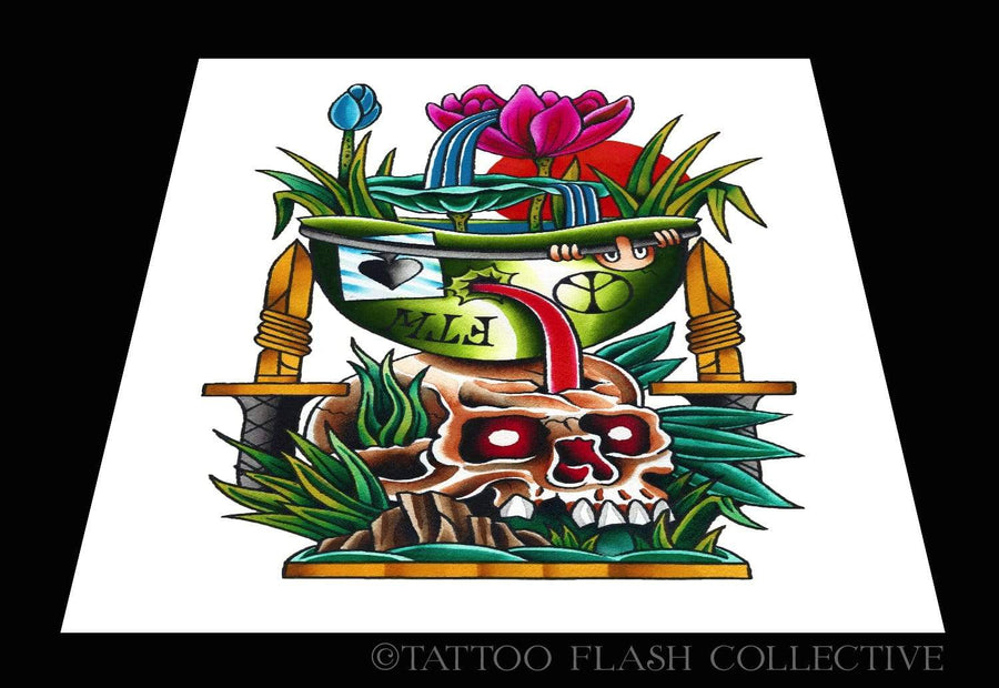 Noryan Baker Print#17 11"x17" - tattooflashcollective