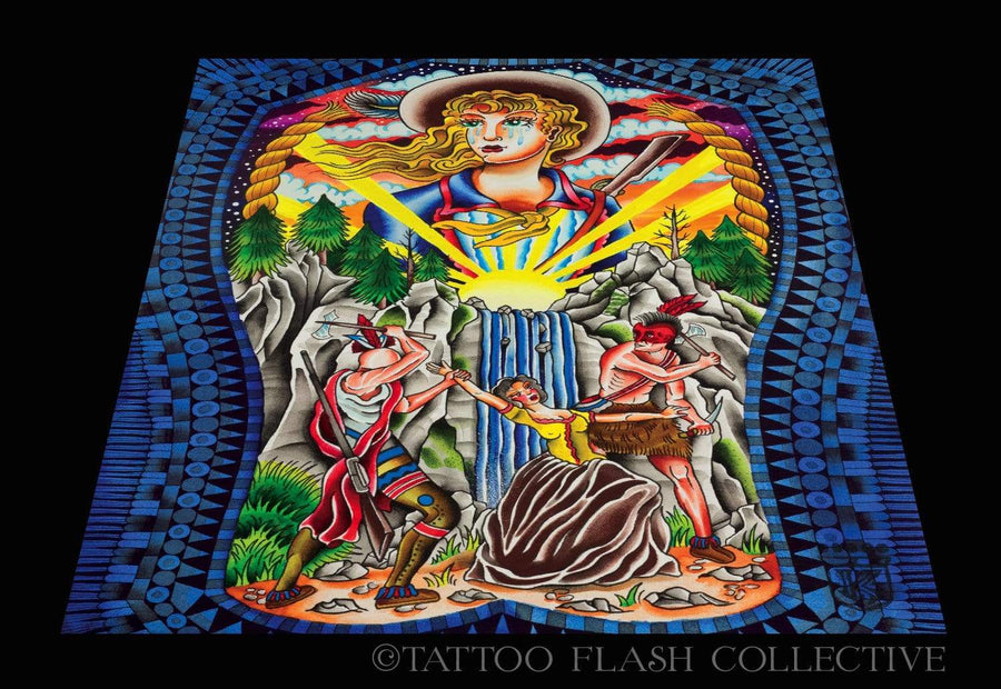 Noryan Baker Print#9 16"x20" - tattooflashcollective