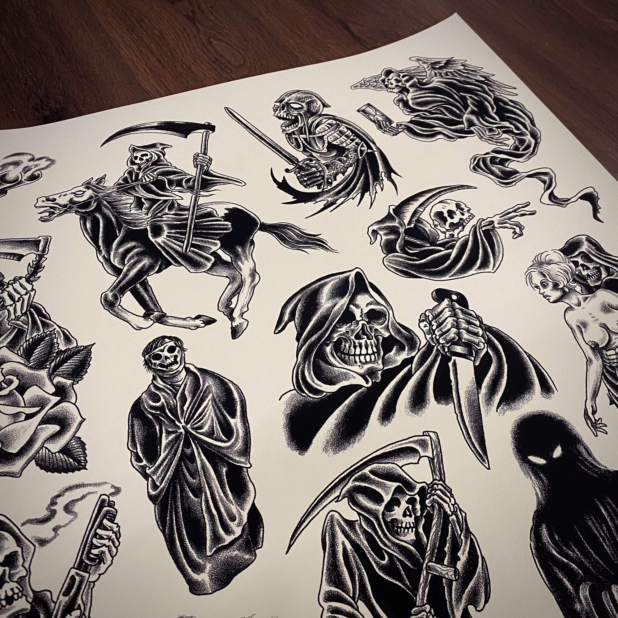 Osti prints 20"x30" Osti- Reaper Print 20"x30"