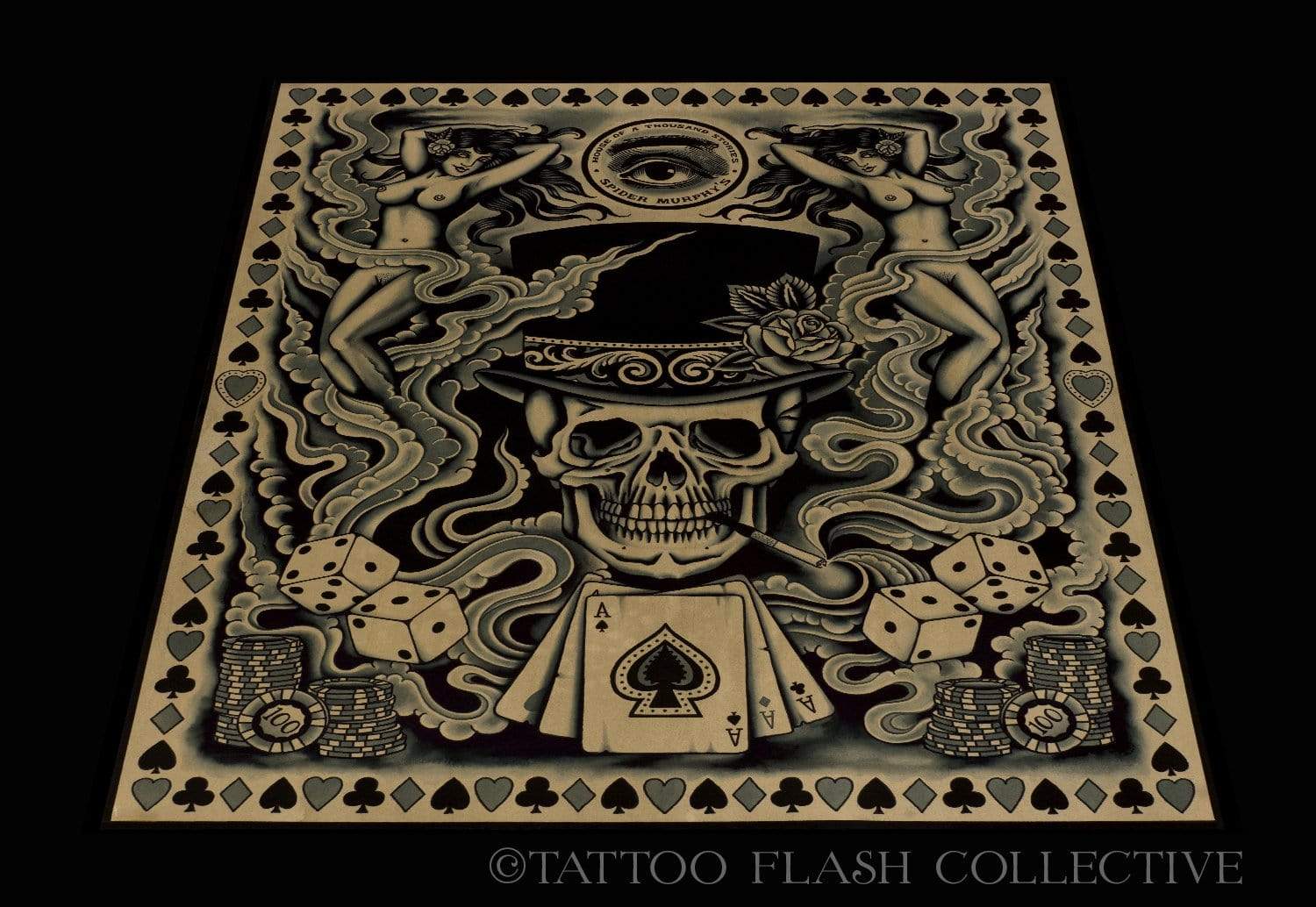 Paul Dobleman Print#2 16"x20" or 11"x14" - tattooflashcollective