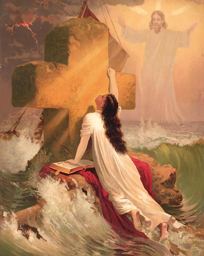 Rock Of Ages Print#4 8"x10"-16"x20" - tattooflashcollective