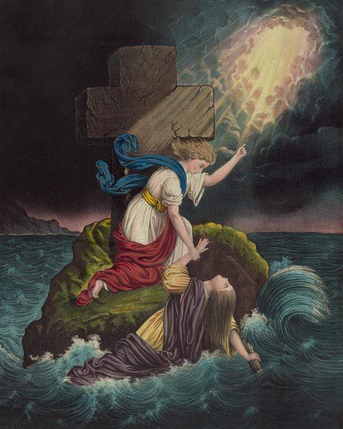 Rock Of Ages Print#7 8"x10"-16"x20" - tattooflashcollective