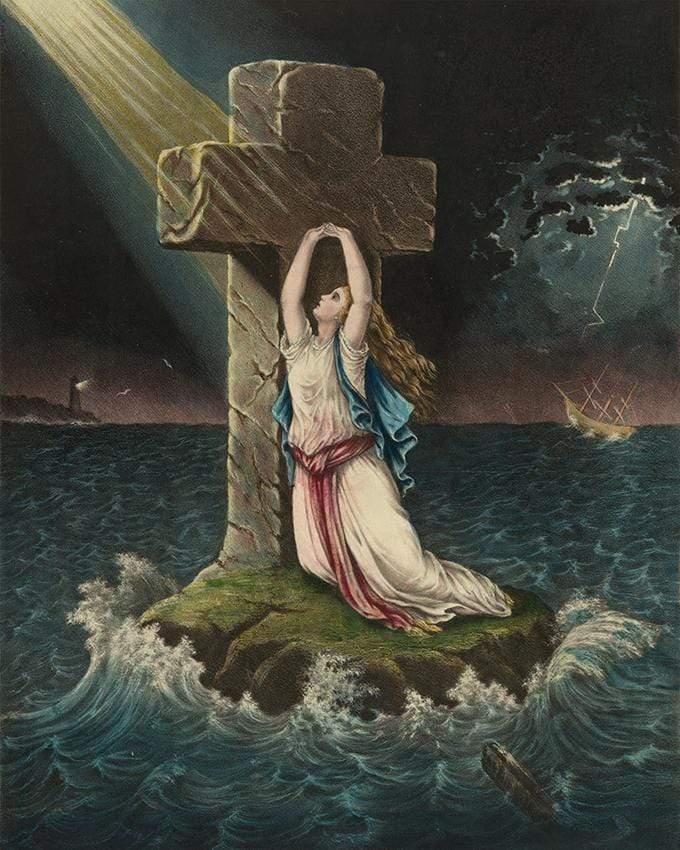 Rock Of Ages Print#8 8"x10"-16"x20" - tattooflashcollective