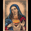 Virgin Mary Print#2 8"X10"-16"x20" - tattooflashcollective