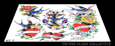 Rinto 8 page Digital Flash #1-#8 - tattooflashcollective
