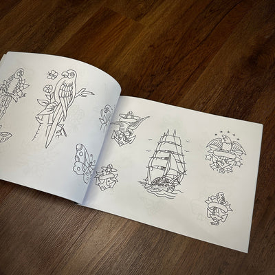 Sailor Eddie Books Sailor Eddie line drawings