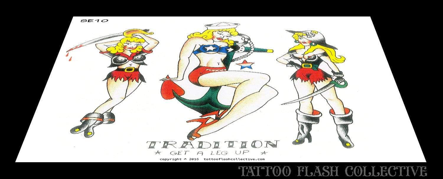 Sailor Eddie #10 - tattooflashcollective