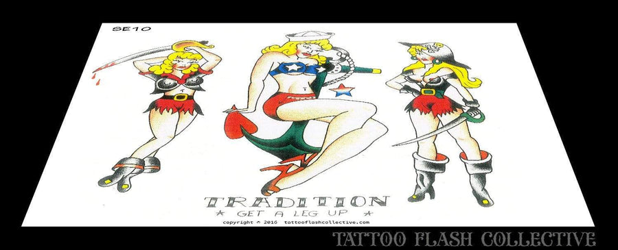 Sailor Eddie #10 - tattooflashcollective