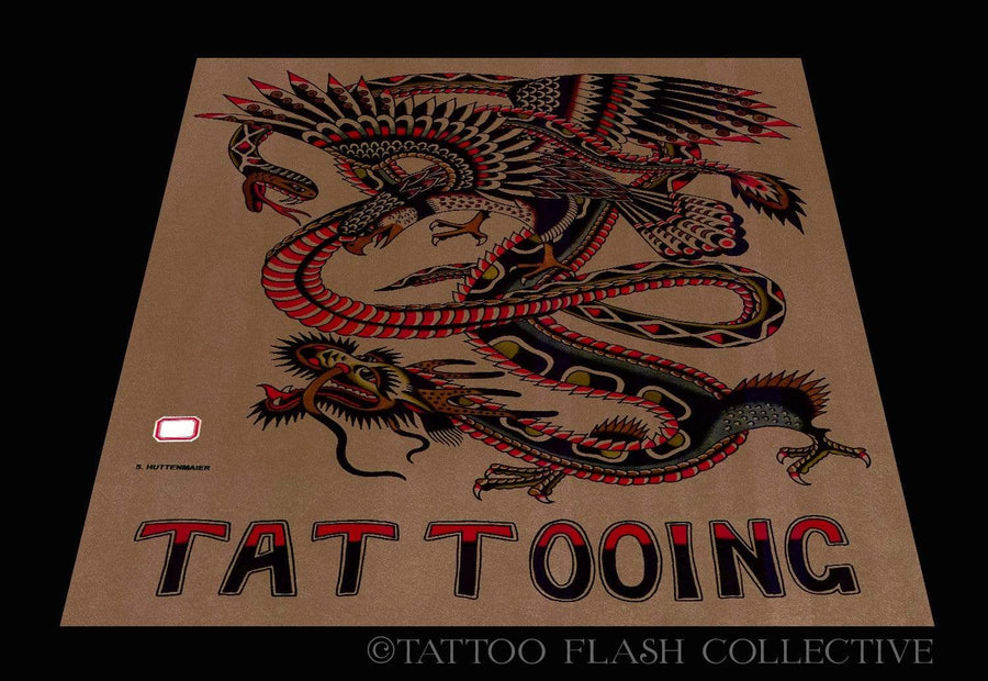 Scott Huttenmaier Print#1 16''x 20'' - tattooflashcollective