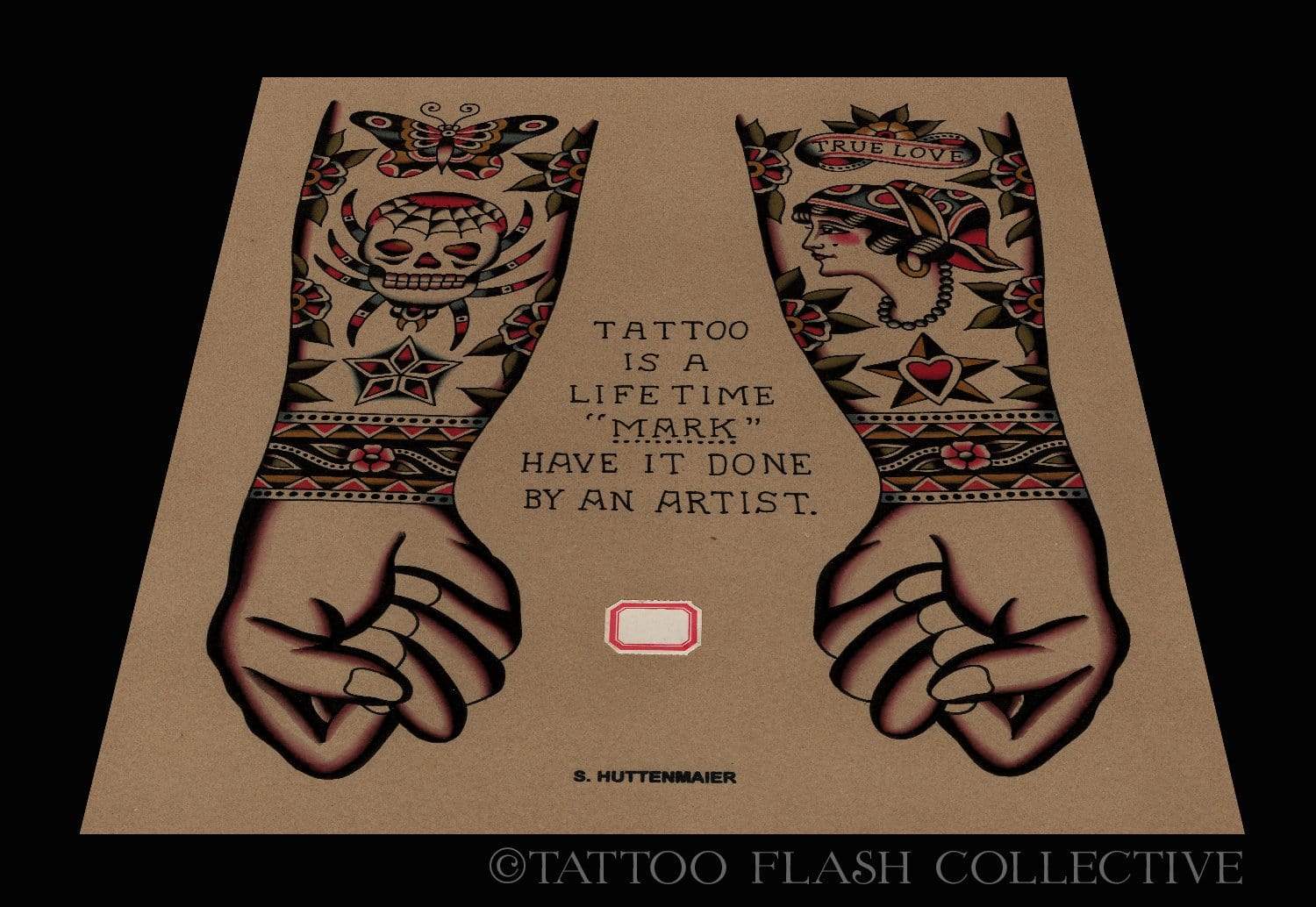 Scott Huttenmaier Print#2 16''x 20'' - tattooflashcollective