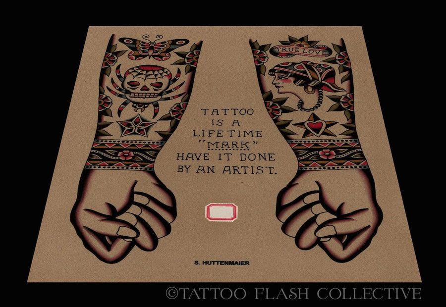 Scott Huttenmaier Print#2 16''x 20'' - tattooflashcollective