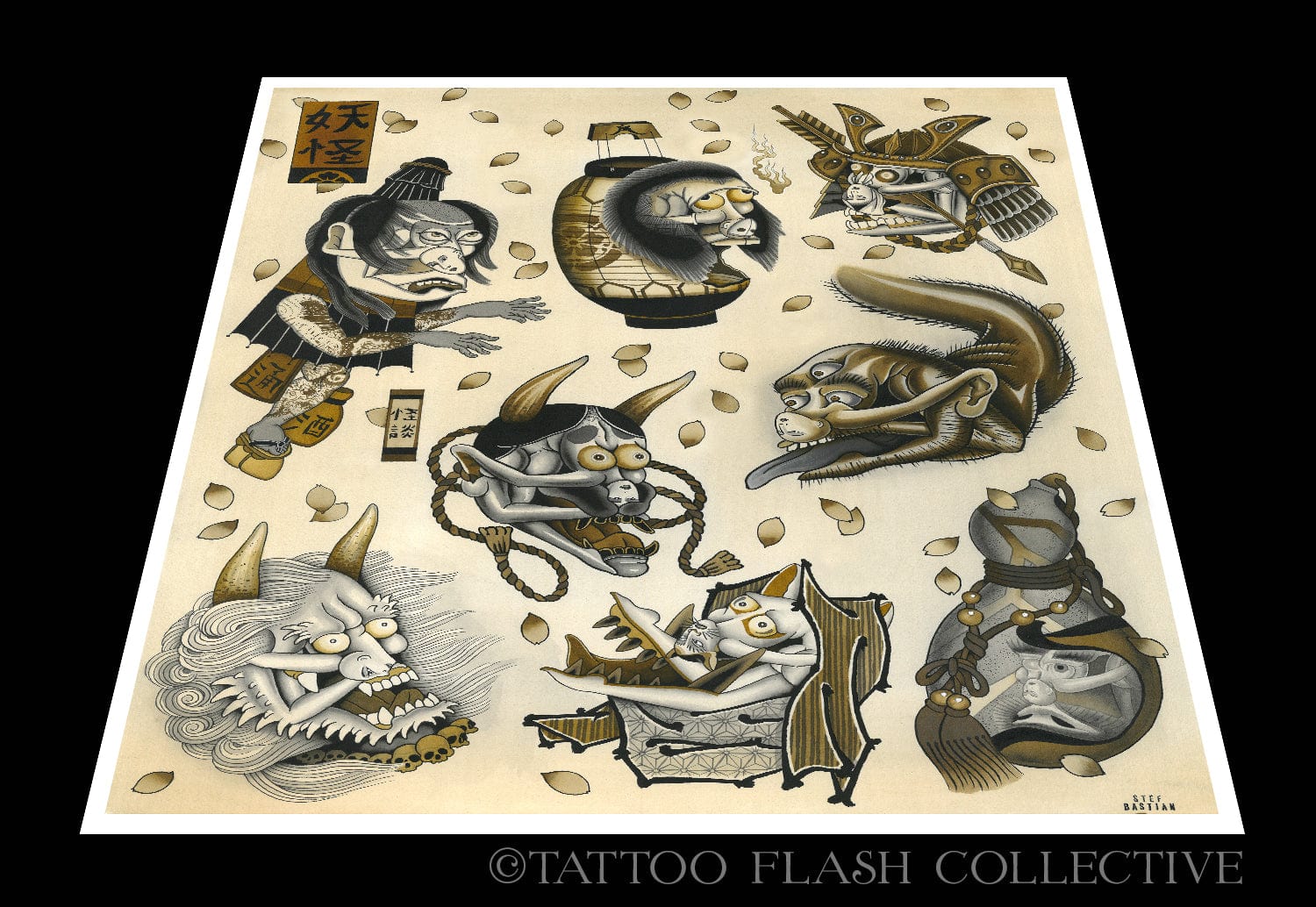 stef bastian prints 12"x16" Stef Bastian Print#6 12"x16" or 18"x24"