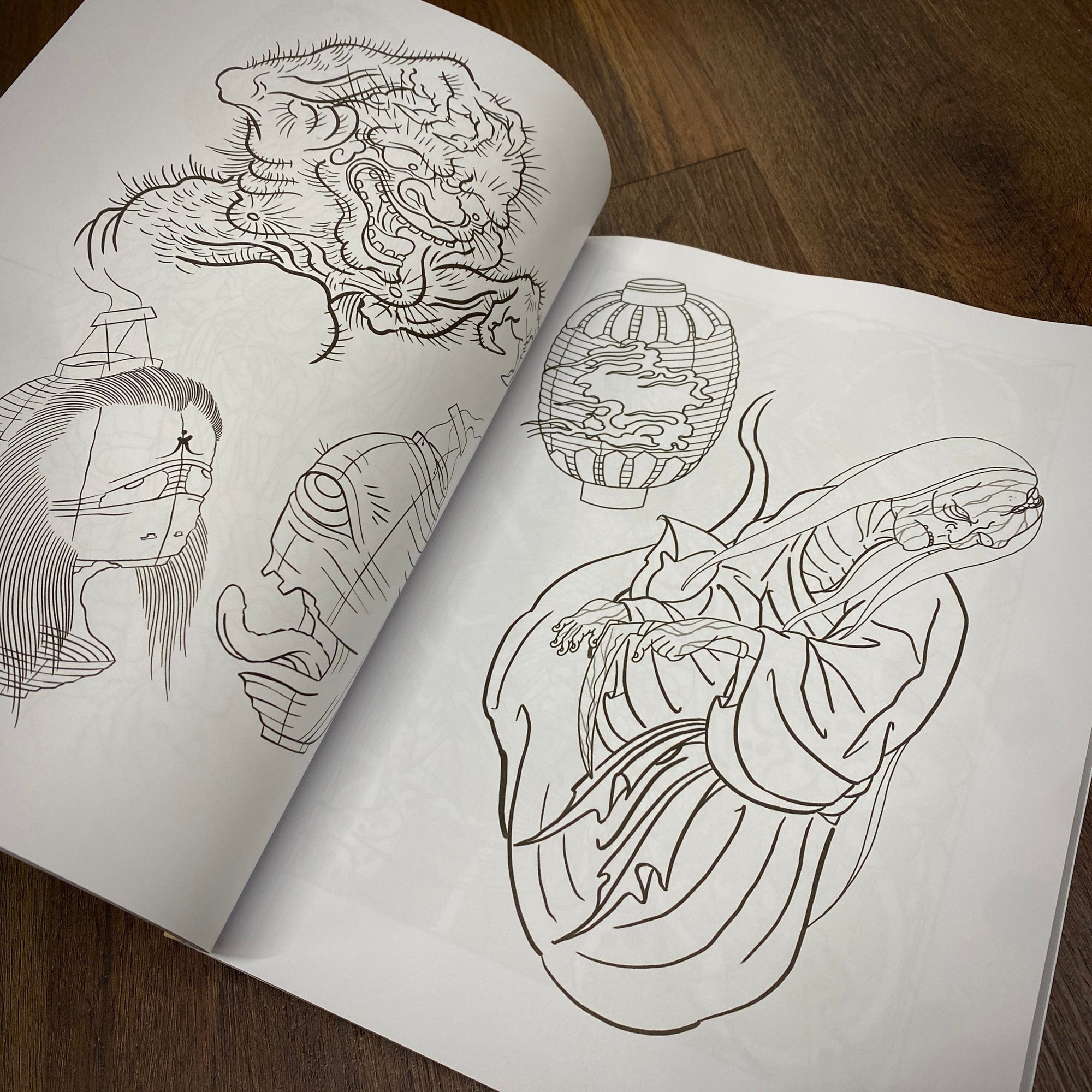 Tattoo Flash Collective Books Daniele Book line drawings