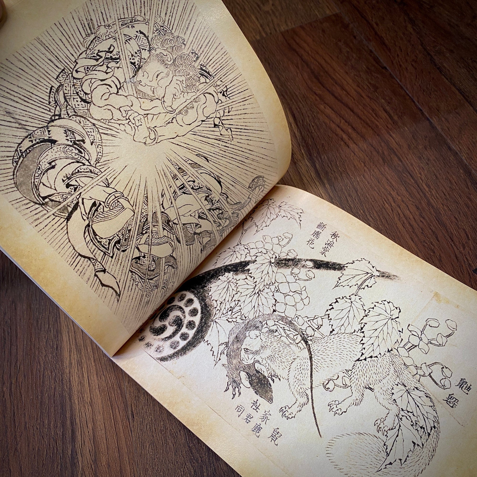 Tattoo Flash Collective Books Hokusai Line Drawings