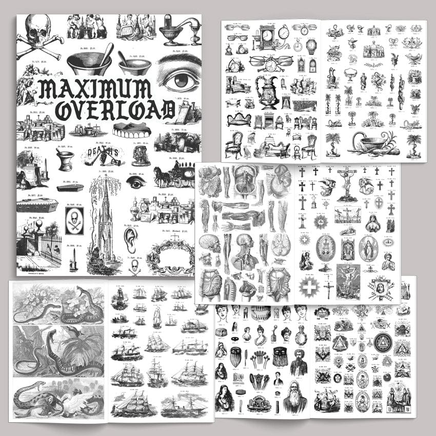 Tattoo Flash Collective Books Maximum Overload