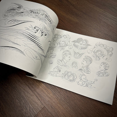 Tattoo Flash Collective Books The Sign & Lettering Book