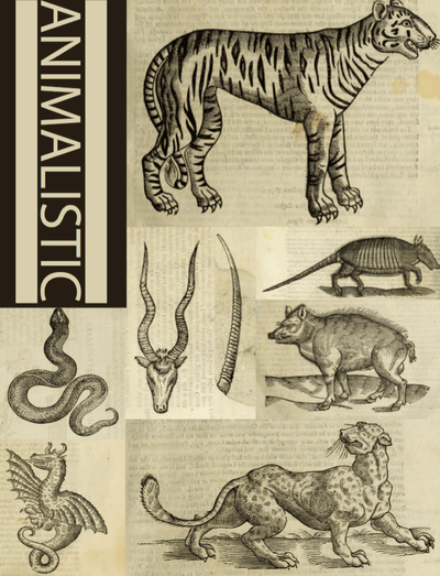 Tattoo Flash Collective digital books Animalistic