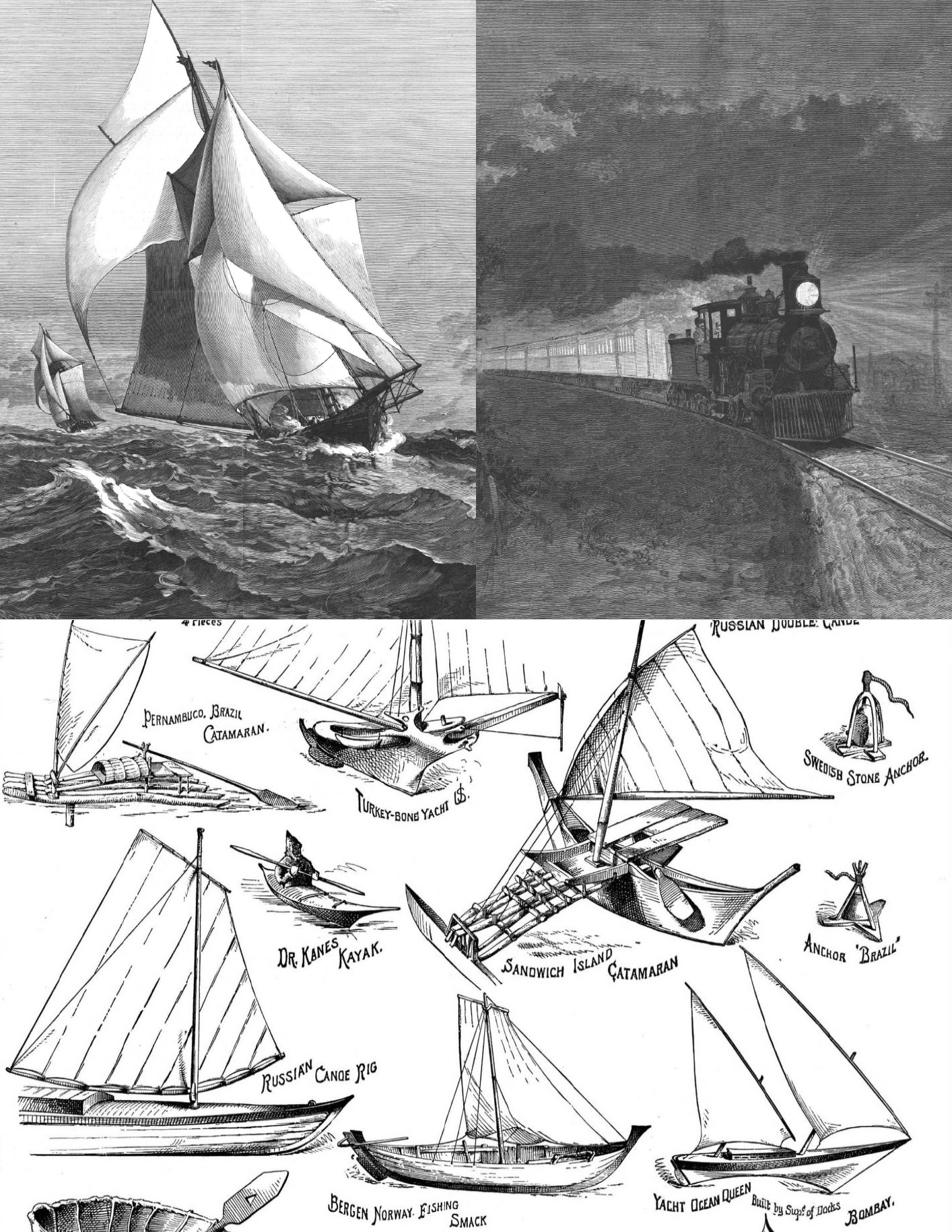 Boats and More -DIGITAL - tattooflashcollective