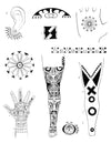 Tribal tattoo designs -DIGITAL - tattooflashcollective