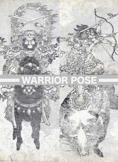 Warrior Pose -DIGITAL - tattooflashcollective