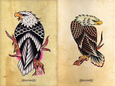 Eagles by Tim Beck -DIGITAL - tattooflashcollective
