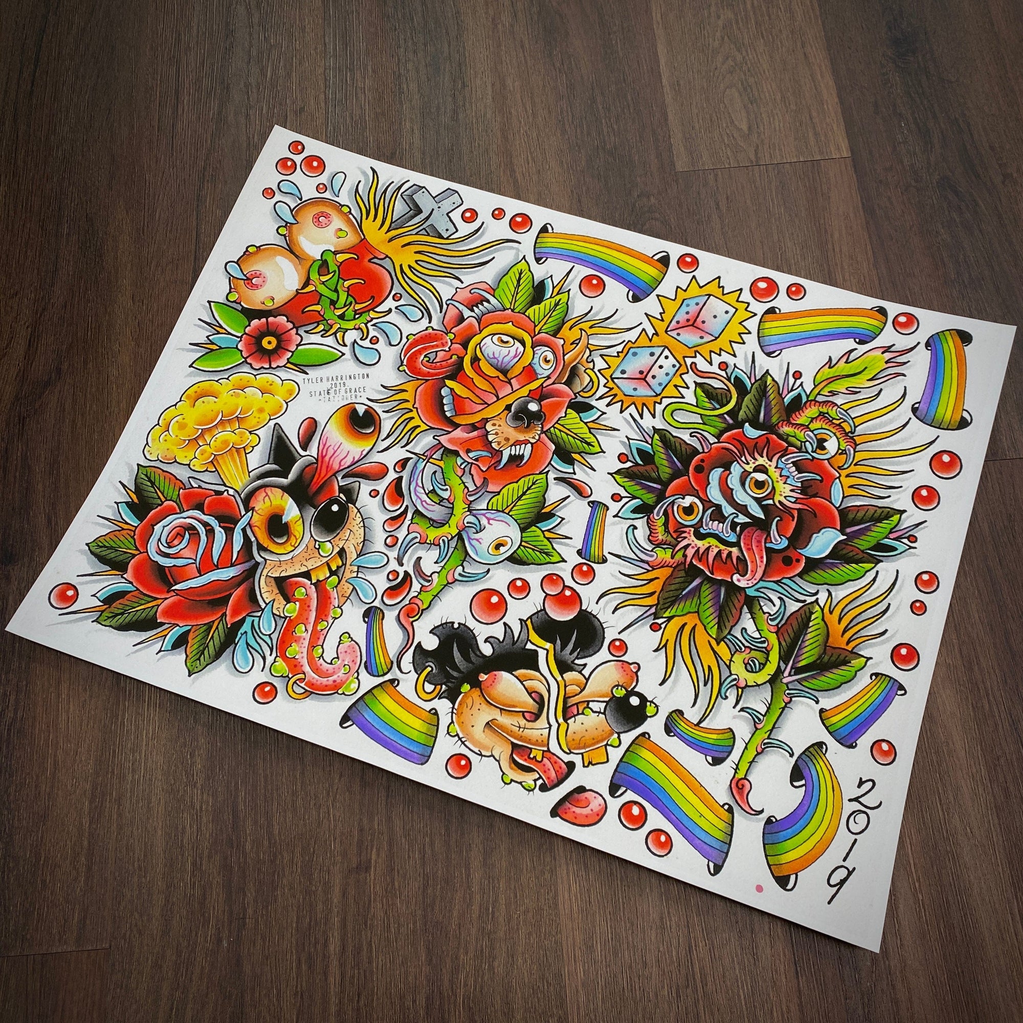 Tyler Harrington prints 12"x16" $30 Tyler Harrington#3- 12"x16" or 18"x24"